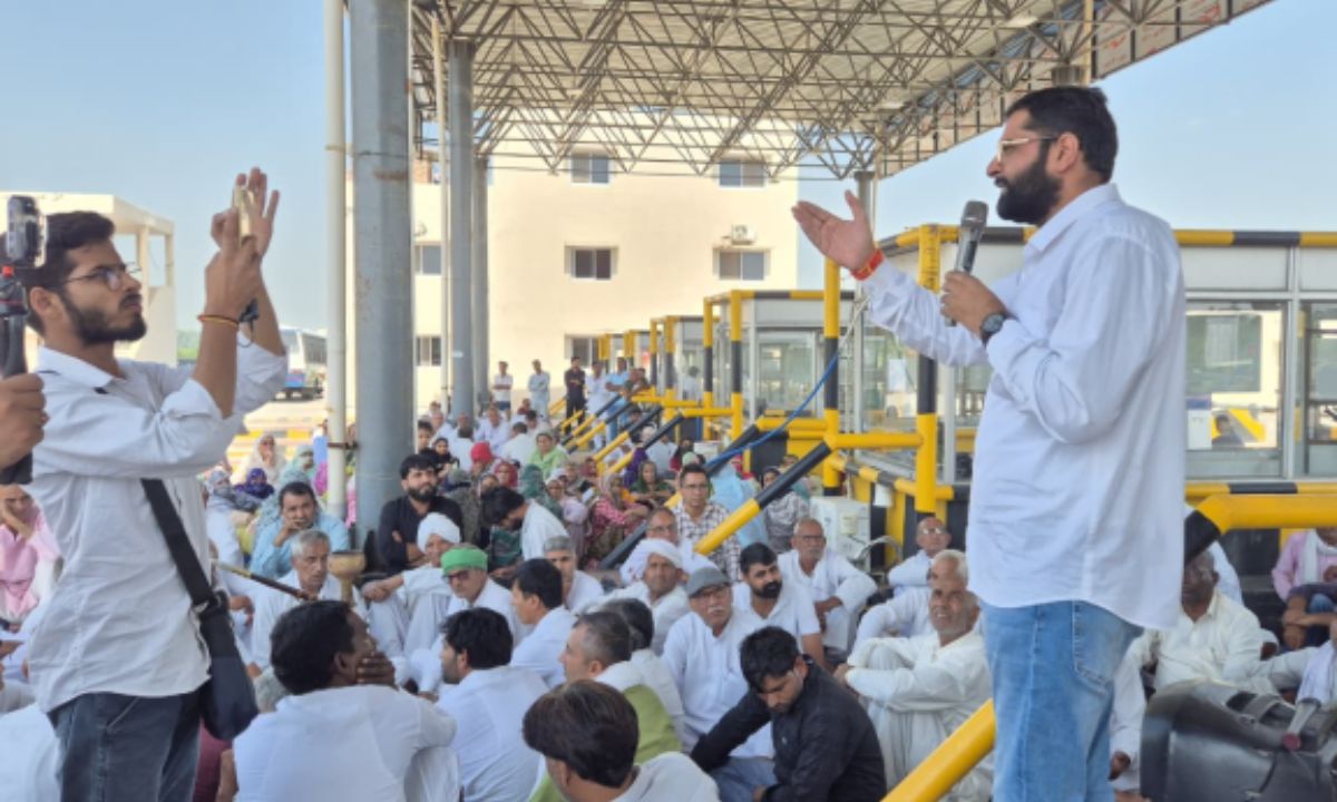 Jind-Sonipat Greenfield Highway toll free, farmers protest toll free