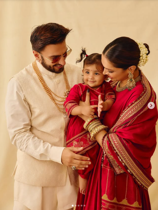 Ranveer Singh and Deepika Padukone revealed their daughter's face, and these Bollywood stars reacted.