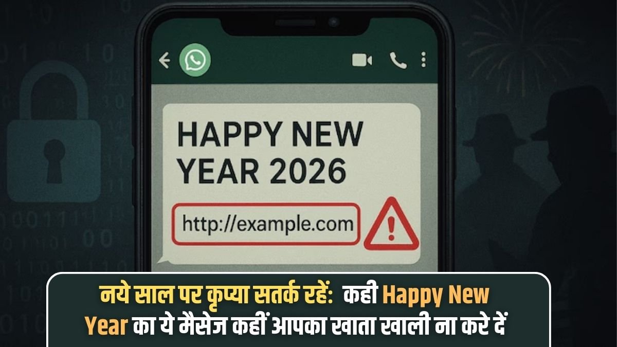 New Year Message Alert: Please be cautious on New Year: Don't let this Happy New Year message empty your account.